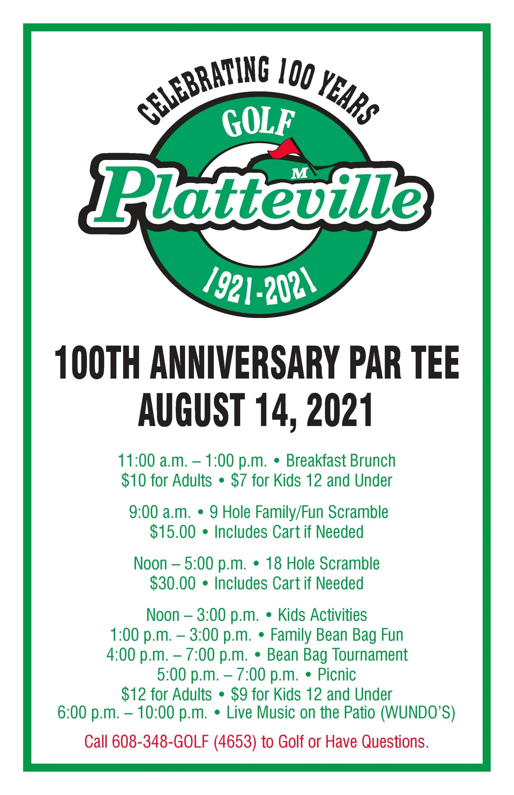 Platteville Golf Poster